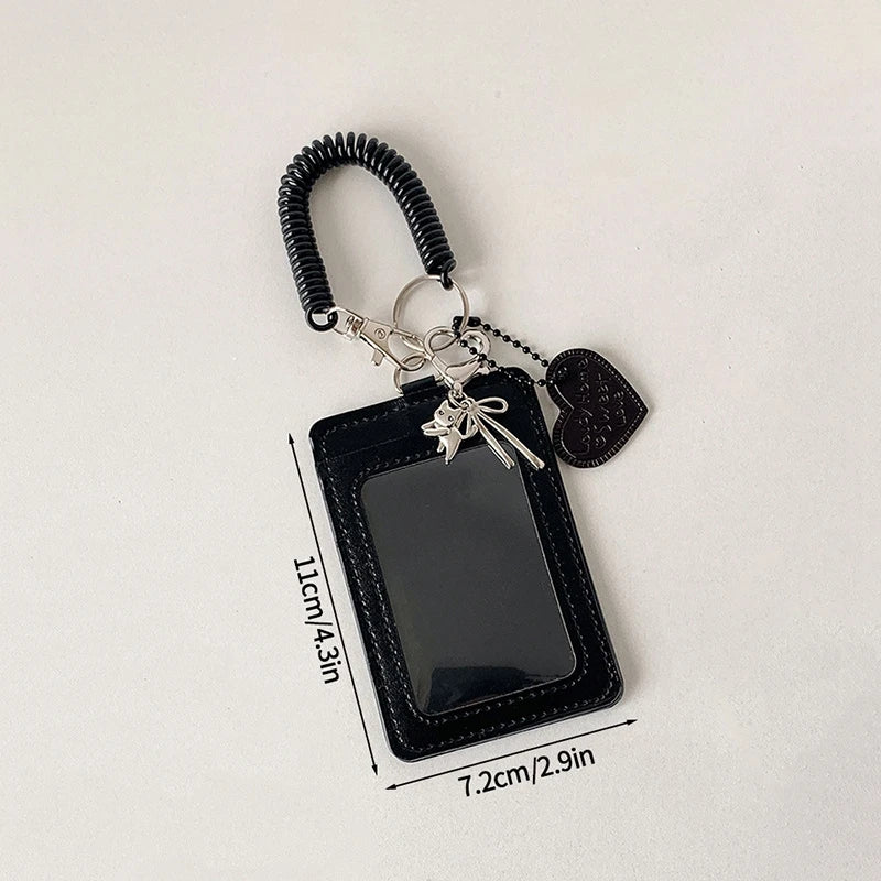 Kpop Photocard Holder Binder Photo Card Holder 3inch Idol Binder Photocard Display Keychain Protective Cover Photo Albums - S