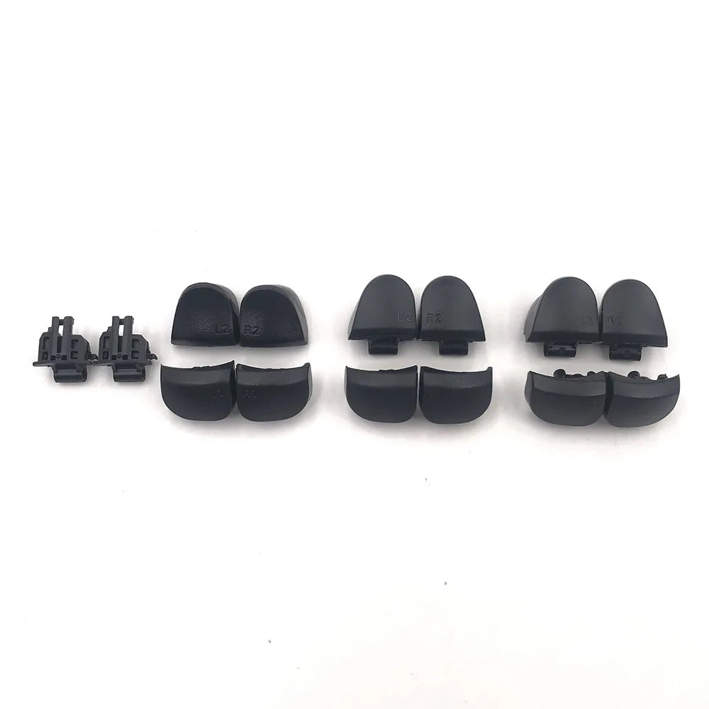 1-10 Set Black Replace R1 L1 R2 L2 Triggers Buttons For PS5 010 020 030 Controller Game Key w/ Spring