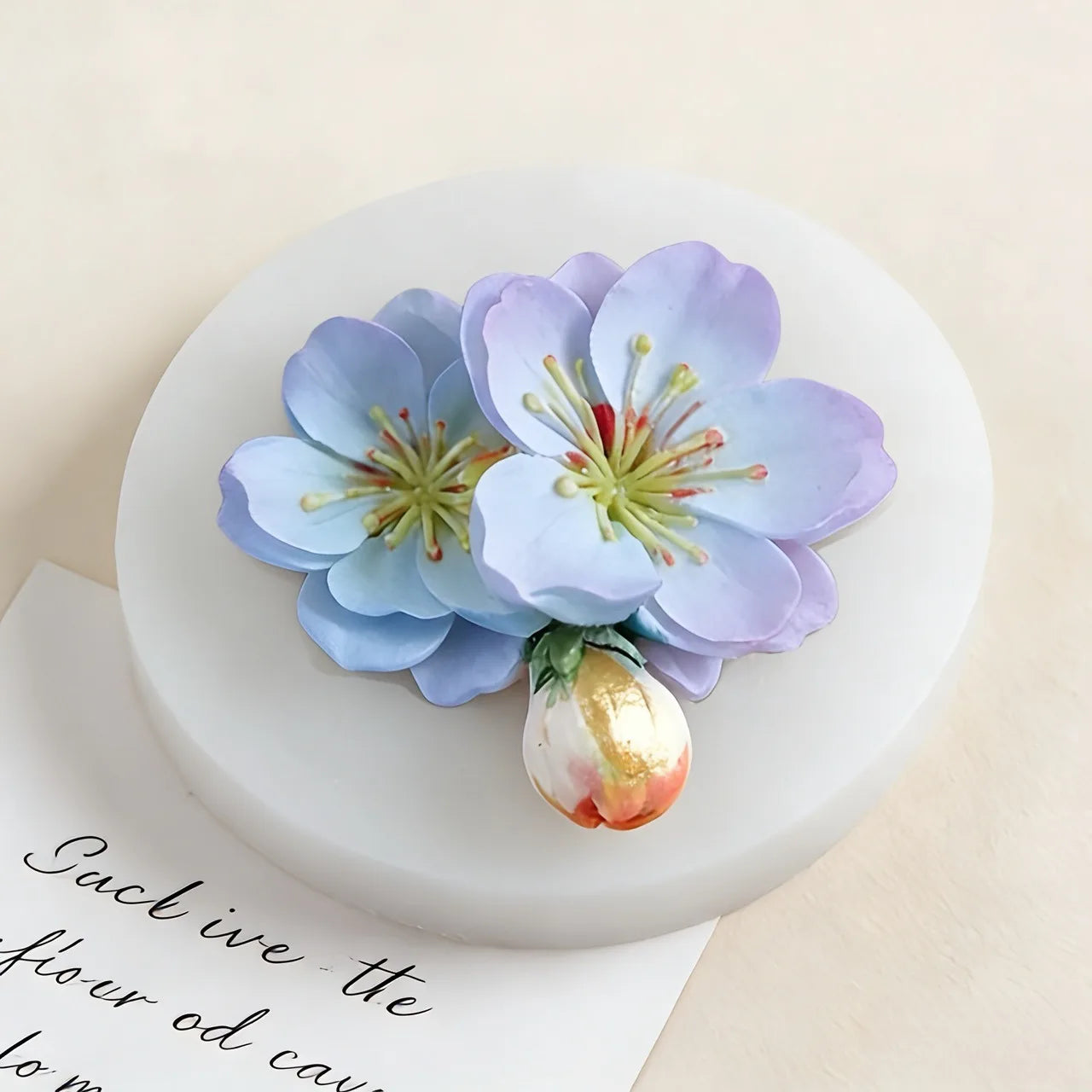 Lotus Flower Silicone Mold，For resin crafting - Suitable for candles、DIYCrafts、Valentine's Day、Mother's Day、Christmas Decorat