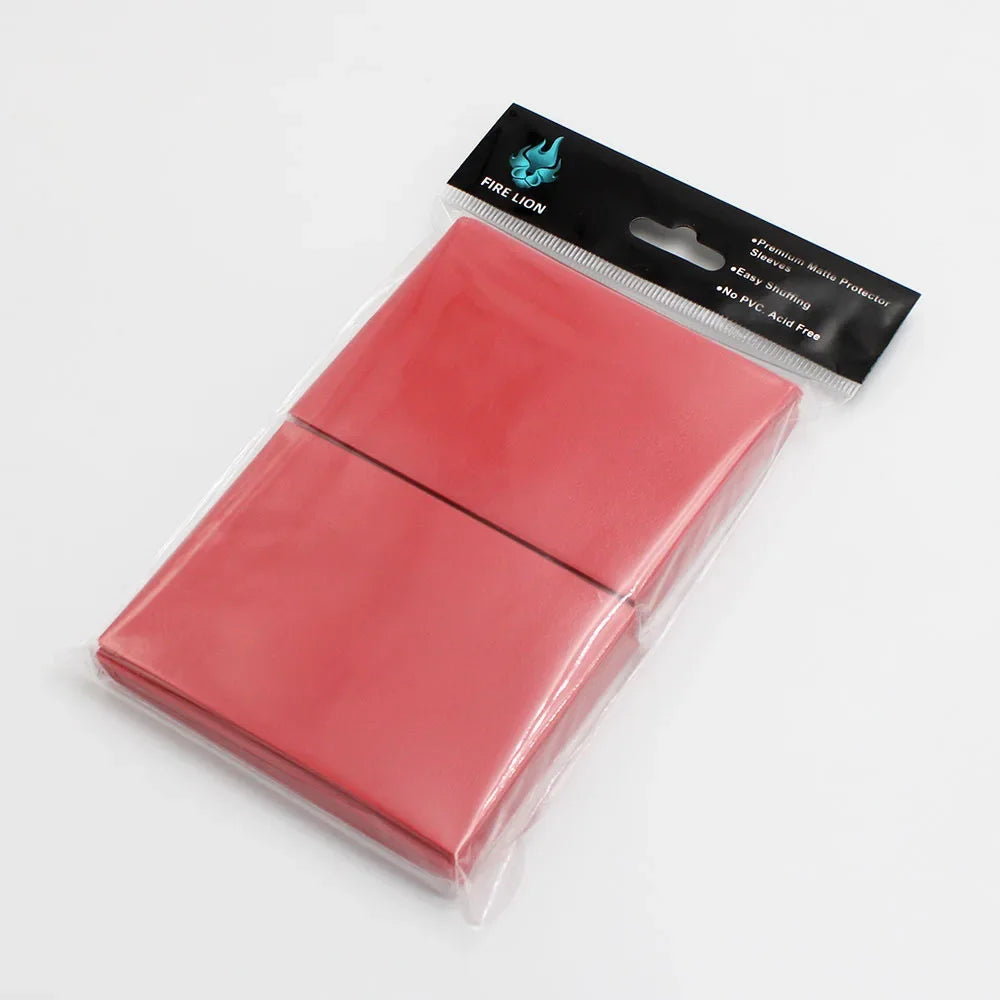 100PCS 66x91mm Matte Colorful Standard Size Card Sleeves TCG Trading Cards Protector Tarot Shield Board Games Magical Cover P