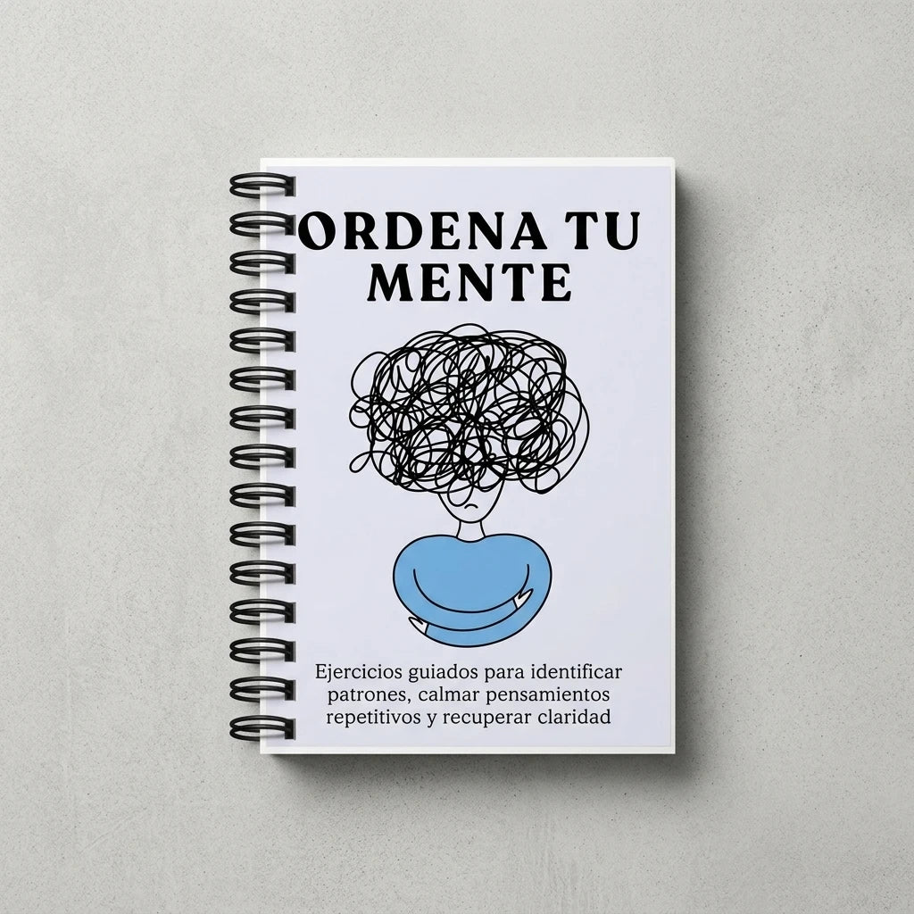 Spanish Style Reflection Journal Structured Mind Organization Diary Bleed-resistant Paper Notebook with Matte Cover for Work 