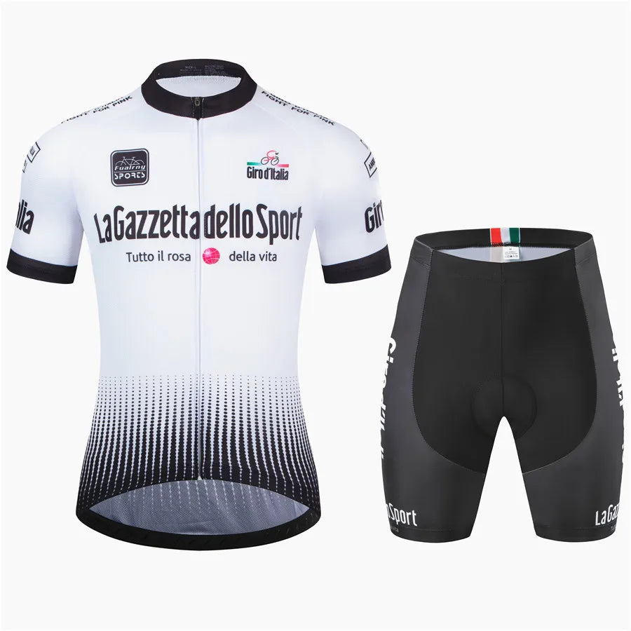 Tour Of Italy Bicycle Clothes Cycling Jersey Set Summer Road Bike Short Sleeve Cycling Clothing Men Mtb Jersey Set Sport Wear