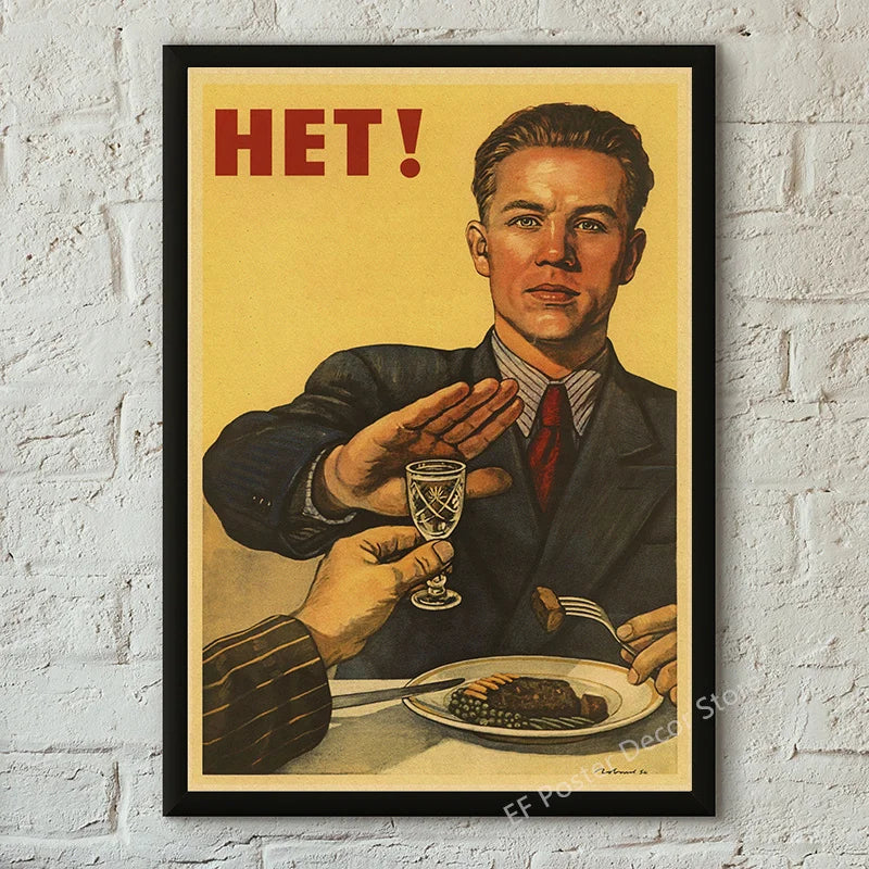 Buy Three Get Four USSR CCCP Russian Stalin Portrait Poster Prints Vintage Home Room Art Wall Decoration Soviet Retro Paintin