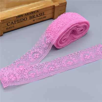 Lace Trim, 10 Yards High Quality Lace Tape, 40MM Wide Embroidered Trim for Sewing, DIY Crafts, Scrapbooking Projects, Gift Wr