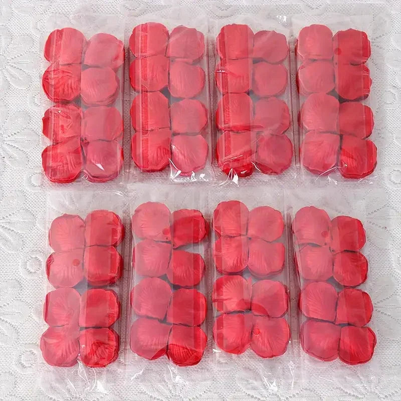 Multicolor Artificial Fake Rose Red Roses Silk Fake Flowers Petals for Valentine's Day Wedding Party Favors Romantic Decorati