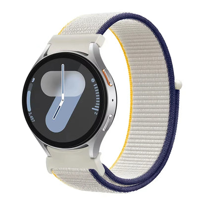 Band For Samsung Galaxy Watch 7/6/4/classic/5 pro 44mm 40mm wrist No Gaps Nylon sport loop correa bracelet Galaxy Watch 7 Str