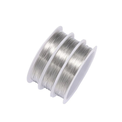 Copper Beading Wire, Flexible Jewelry Making Wire, 0.2mm to 1mm Copper Wire for Bracelets, Necklace DIY, Bead Weaving and Wir