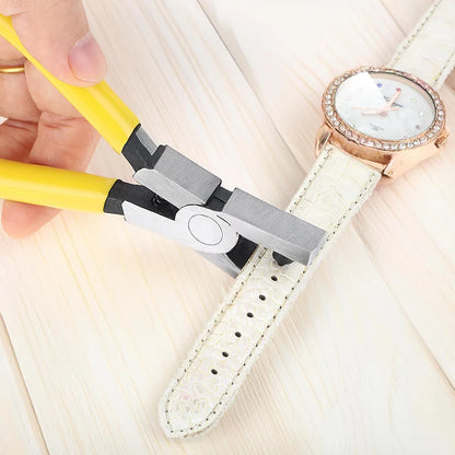 Leather Hole Punch Plier Universal 2mm Wrist Belt Puncher Plier Repair Tools Belt Hole Puncher for Leather Shoes Fabric DIYCr