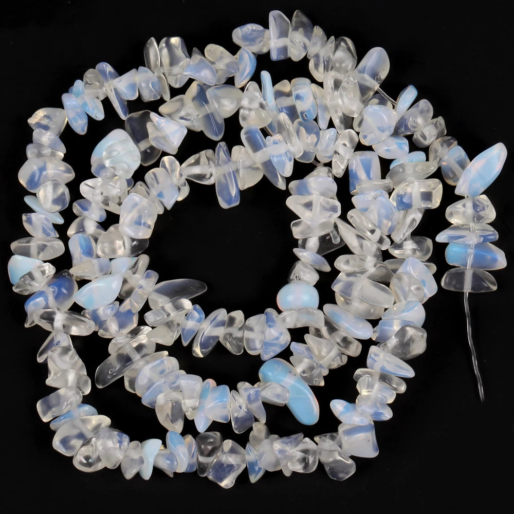 Natural Stone Chips Beads 3-5-8-12mm Irregular Gravel Beads For Jewelry Making Freeform Beads Diy Necklace Bracelet 15''
