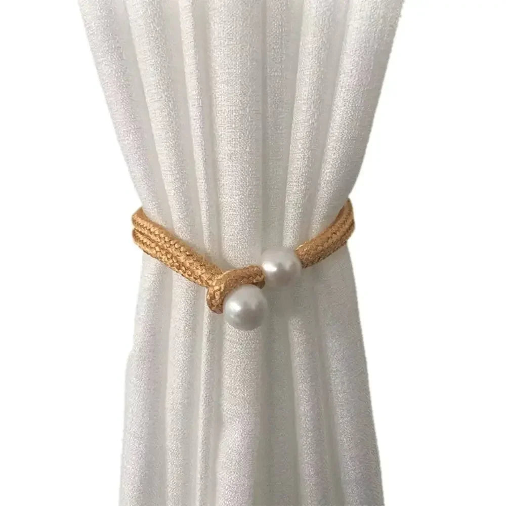 Creative Fashion Tulip Curtain Straps Adjustable Elegant Curtain Tieback Beautifully Curtains Tie Rope Homestay - 1pcs Orange