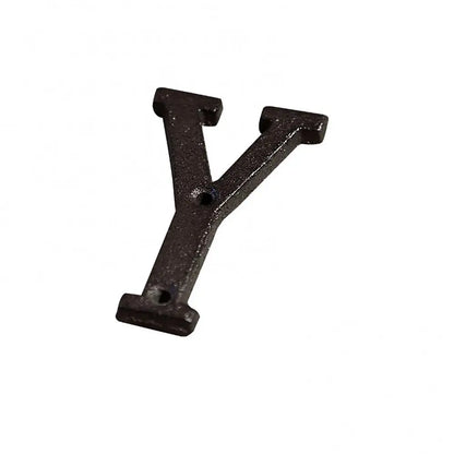 Antique Doorplate Address Numbers Apartment Street Address Plaque Retro Groceries Cast Iron Metal House Doorplate Letter Symb