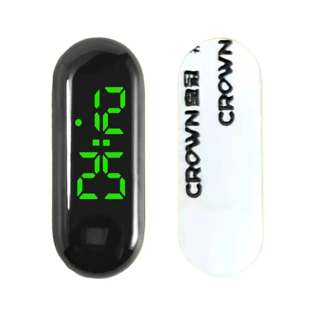 Luminous Motorcycle Car Clock Auto Internal Stick-On Mini Sport Waterproof Watch Mechanics Led Clocks Auto Ornament Accessori