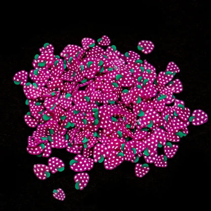 1000Pcs Polymer Clay Resin Fruit Slice for Epoxy Silicone Mold DIY Craft Jewelry Cellphone Decoration Accessory Making Suppli