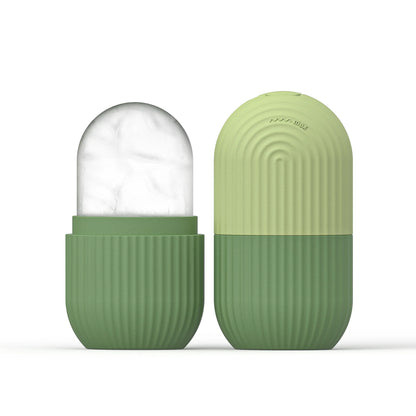 1pc silicone face ice cube mold for Beauty and Skin Care silicon face ice roller - Reseda