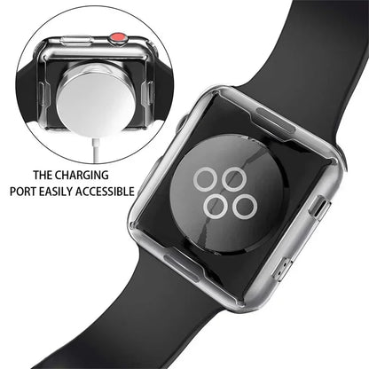 Soft TPU Screen Protector for Apple Watch 10 9 8 45mm 41mm 44mm 42mm 46mm 49mm Full Case Cover for IWatch Ultra 7 SE 6 5 4 3 