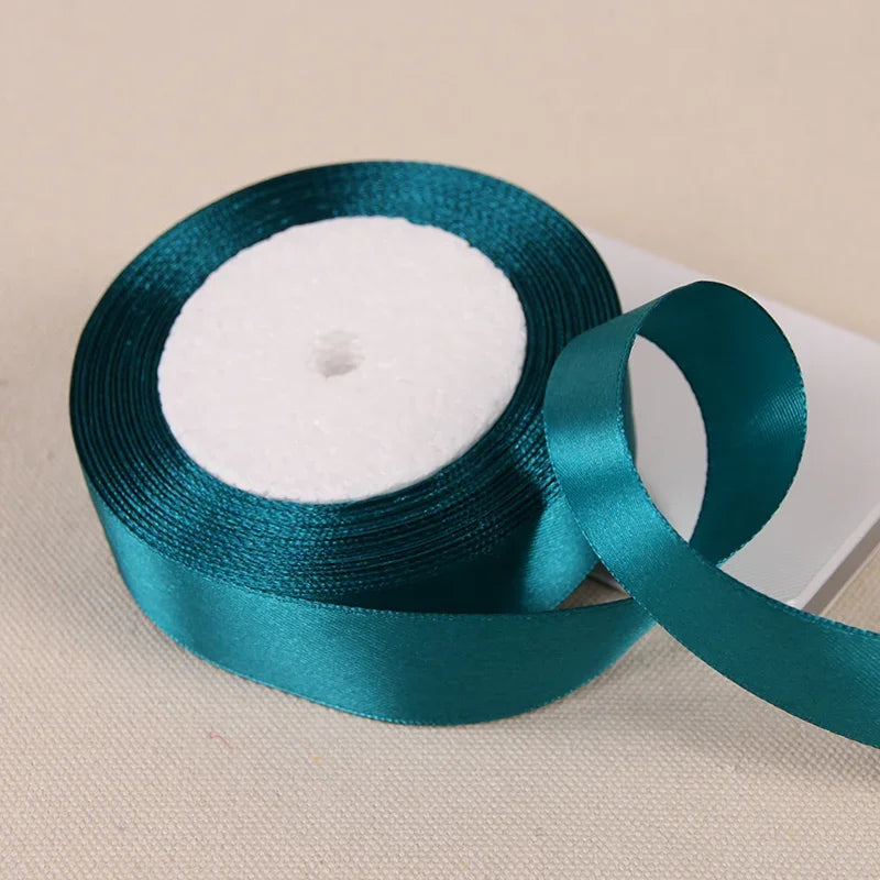 6/10/15/20/25/40/50mm Satin Ribbons DIY Artificial Crafts Wedding Party Supplies Handicraft Sewing Accessories Material 22met