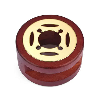 1/2/3pcs Wax Seal Set Wood Wax Melting Lacquer Furnace With /Spoon/Handle Wax Bead Melting Heater Wax Pot Heater For Stamp Cr