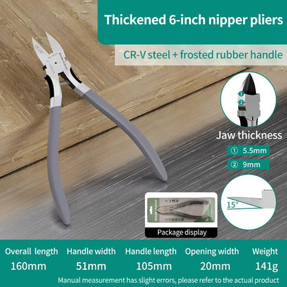Baolian Industrial Grade Special Sharp Side Mouth Pliers,High Hardness Electrician Small Diagonal Pliers,Electrician Manual T