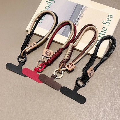 Mobile Phone Lanyard Luxury Braided Wrist Mobile Phone Lanyard Hand-held Pendant Anti-fall Multifunctional Wristband