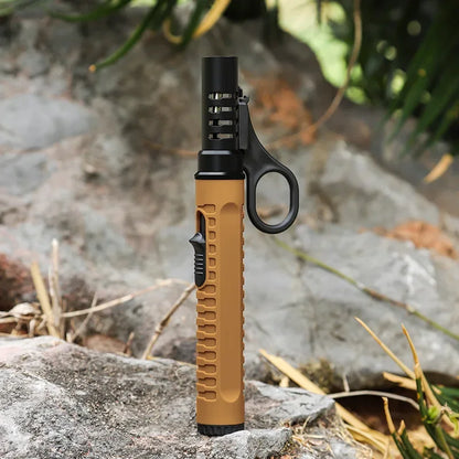 1300° Outdoor Camping Ignition Portable Lighting Gun Stove Accessories Camping Barbecue Flamethrower Inflatable Igniter - as 