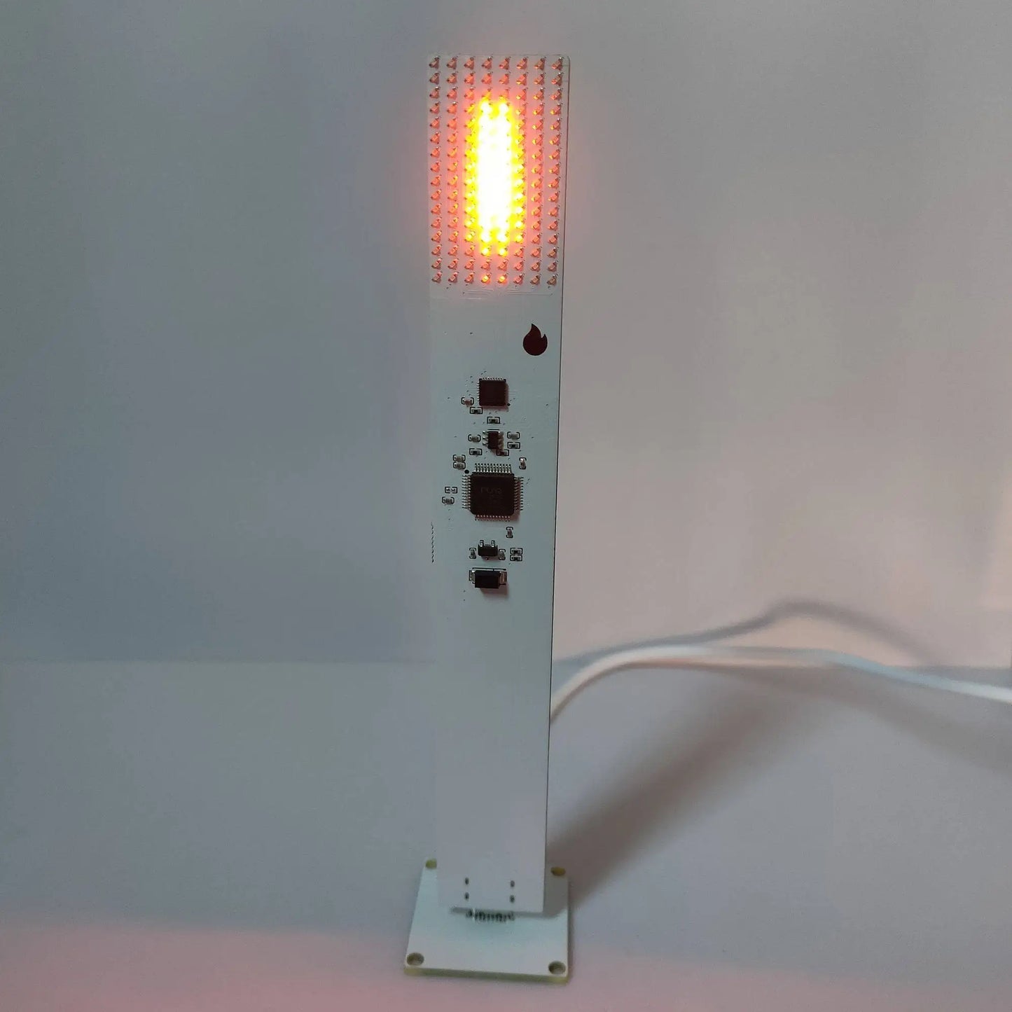 Creative Desktop Ornament, Electronic Candle Simulation, Flame Pixel Torch, E-sports Room Atmosphere, Home Decoration Art Gif