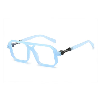 Light Frame Anti Blue Glasses Transparent Black Optical Glasse Women Men Square Eyewear Blocking eyeglasse Spectacle Eyeglass