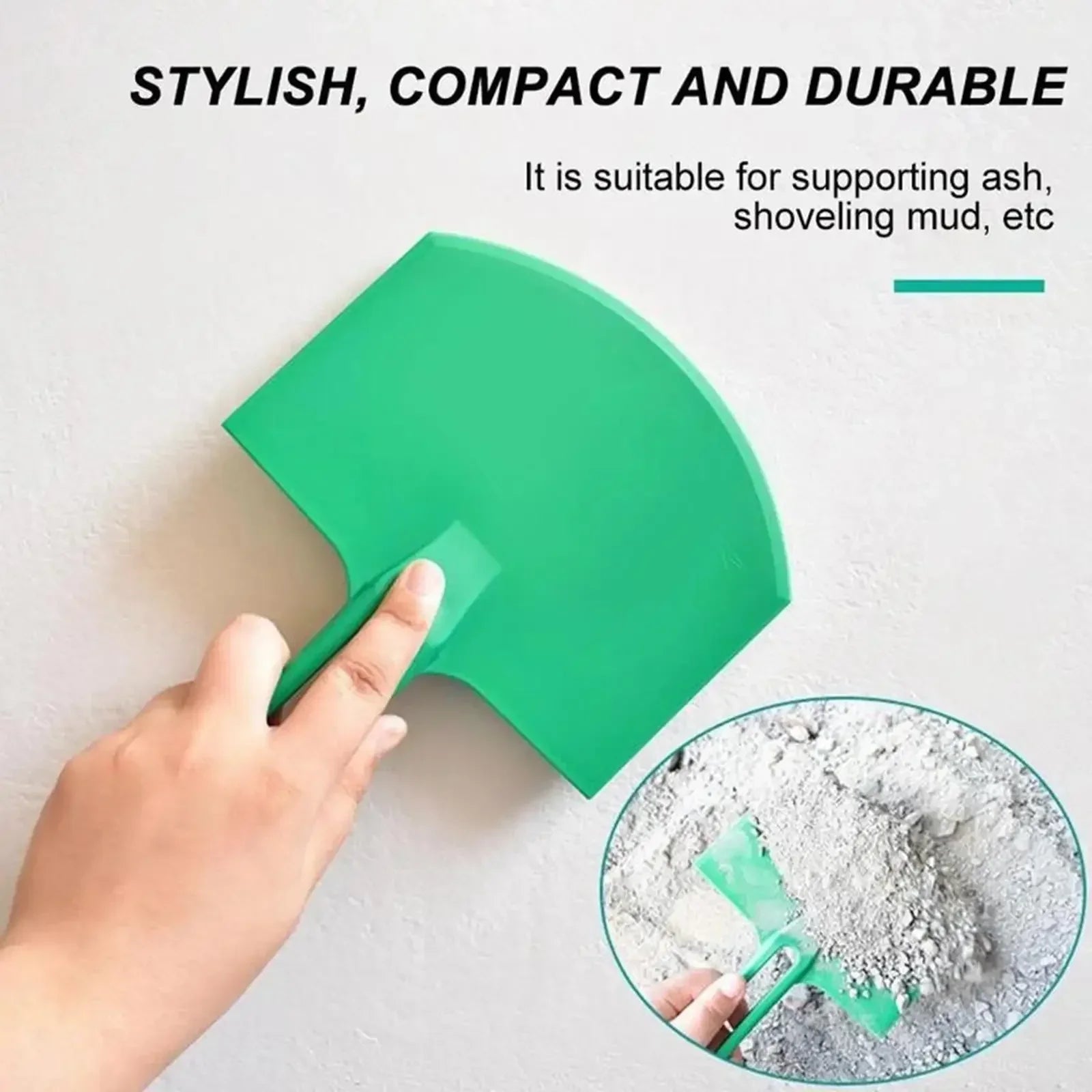 1Pc Curved Bucket Scoop Putty Knife Scraper Spackle Paint for Drywall Finishing Plaster Scraping Decals Patch Construction To