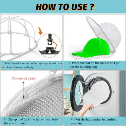 Detachable Hat Washing Bracket, Household Items, Hat Washing Bag, Anti Deformation Hat, Sturdy Protective Bracket