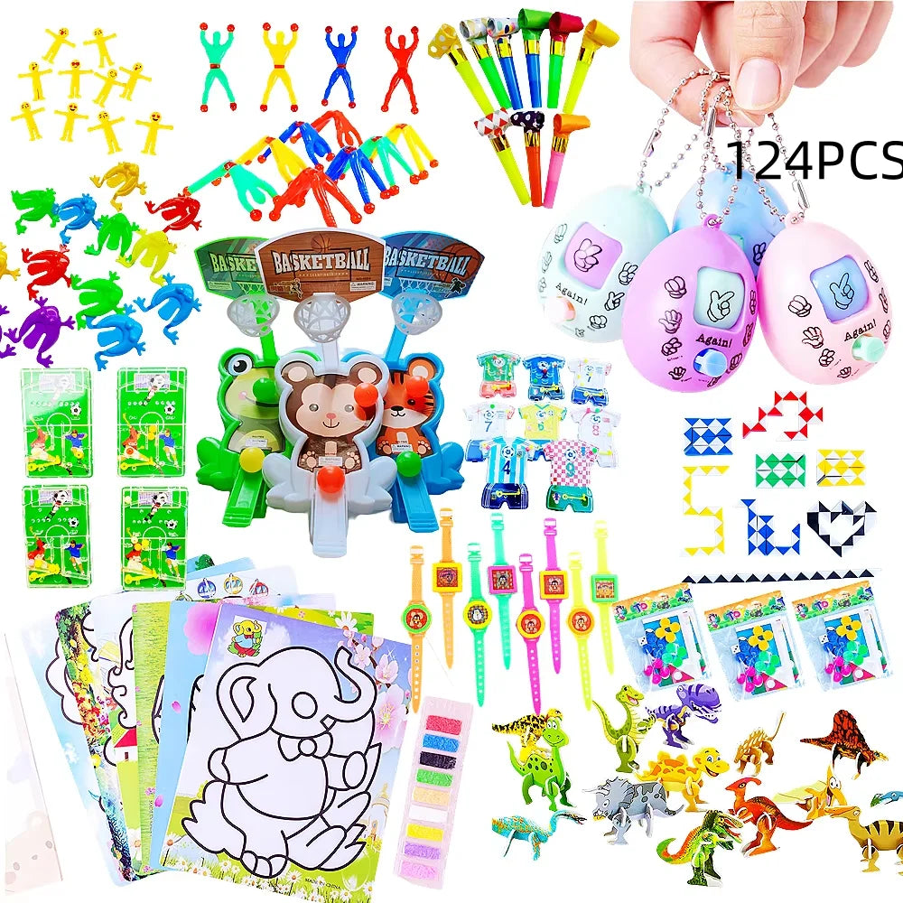 24-150 Pcs Fun Party Favor Set Toys for Kids Birthday Party Wedding Guest Gifts Kindergarten Prizes Christmas Carnival Gift P