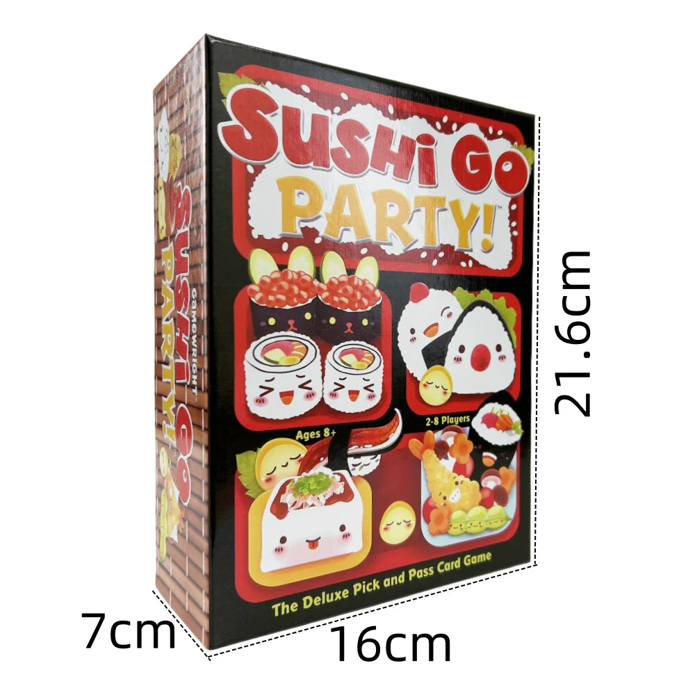 Sushi Go Party Family Gathering Game Card,Fun Card Game,Party Board Deck - DL23A-Sushi-Big