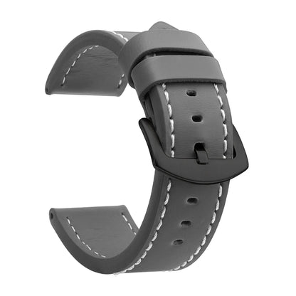 SAMCO Watch Band Strap Sport Vintage Leather Watchband Stainless Steel Buckle Watch Accessories 18mm 20mm 22mm 24mm