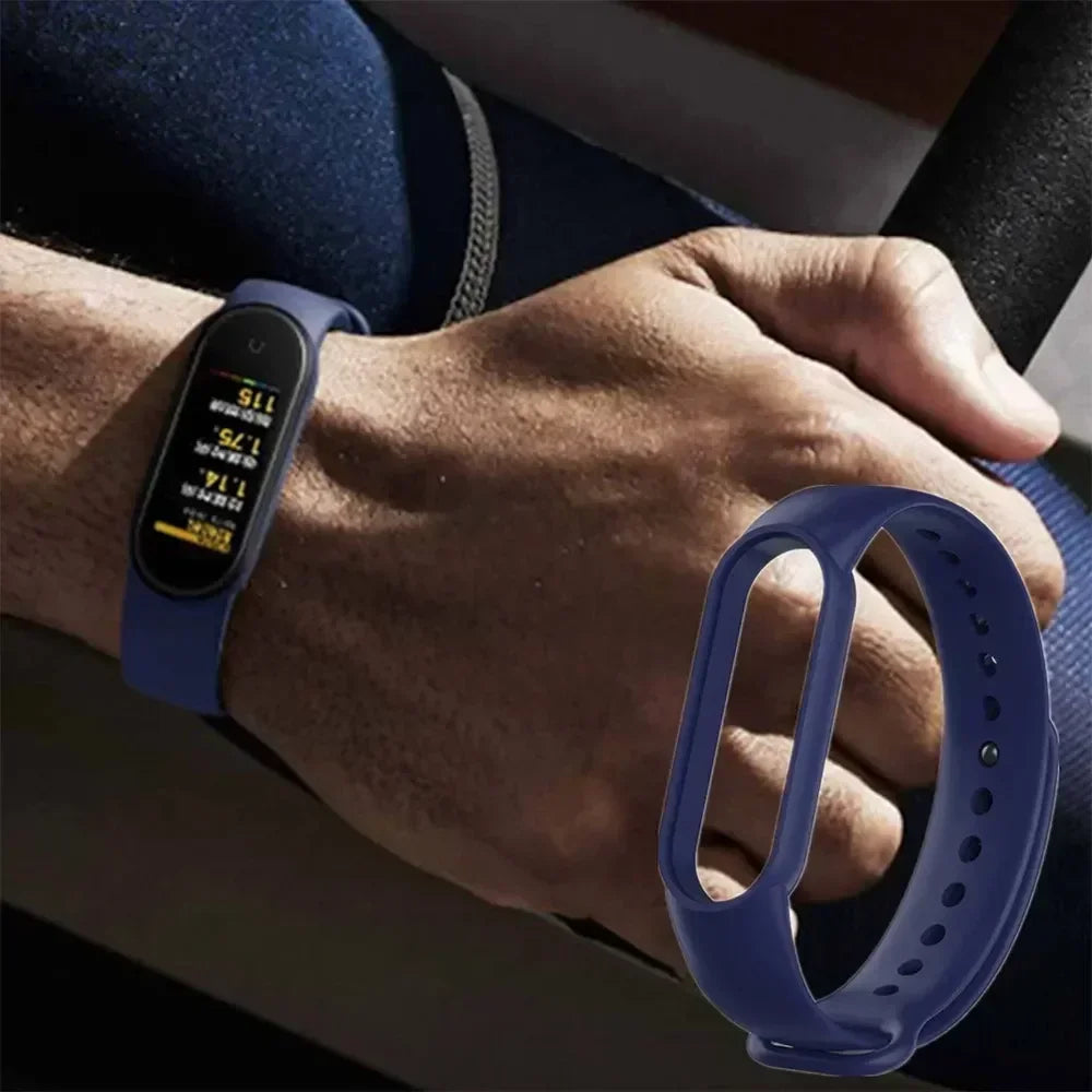 Watch Strap For Xiaomi Mi Band 7 6 5 4 3 Wristband Silicone Bracelet Wrist Straps MiBand 3/4 band5 band6 Smartwatch Accessori