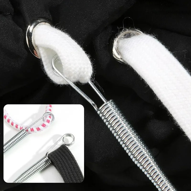 1/10Pcs Rope Threading Tool Bendable Spring Drawstring Threader Clip Drawstring Thread Multi Functional DIY Sewing Accessorie