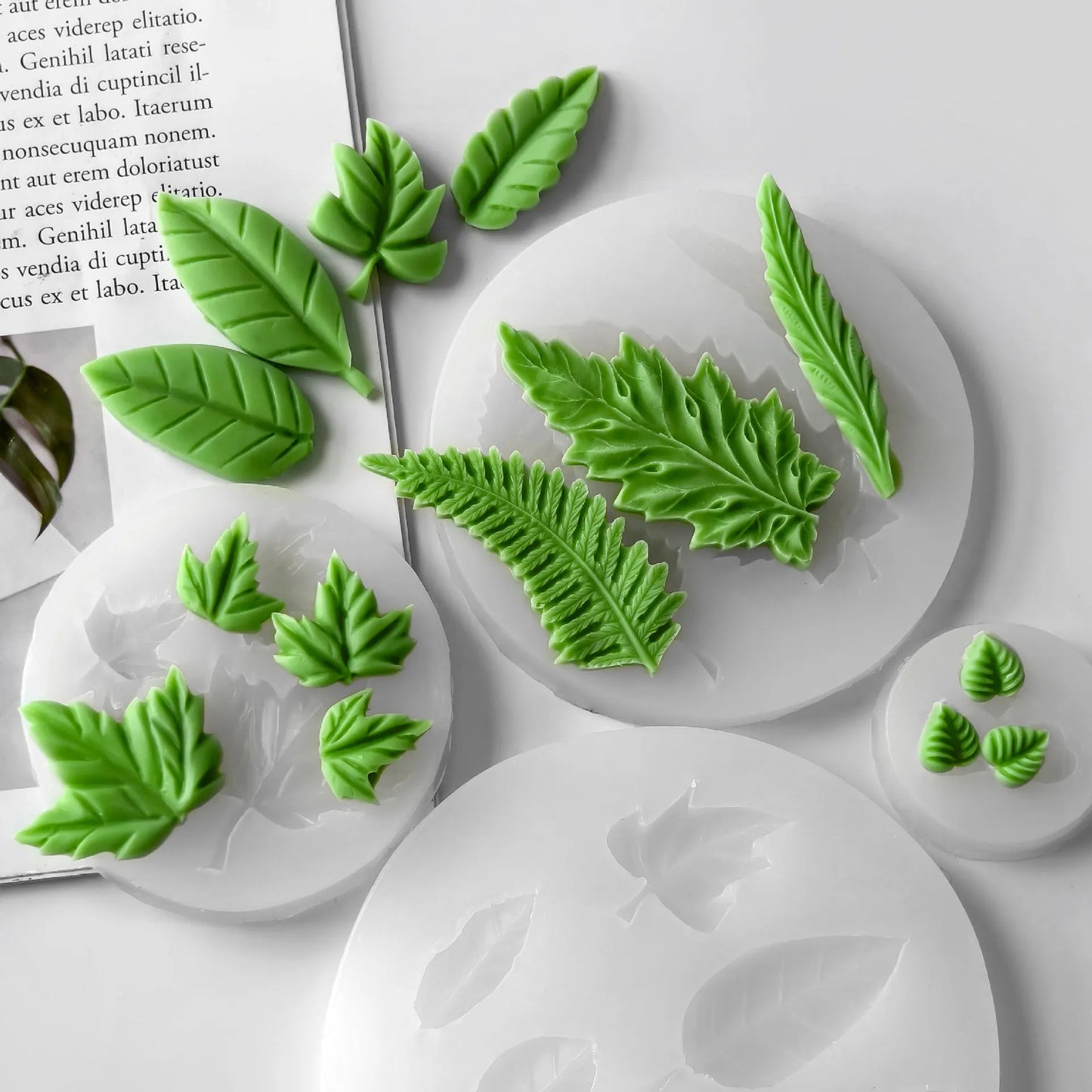 DIY Leaf Silicone Mold Leaves Maple Leaf Mold Handmade Soap Epoxy Resin Decoration Mould
