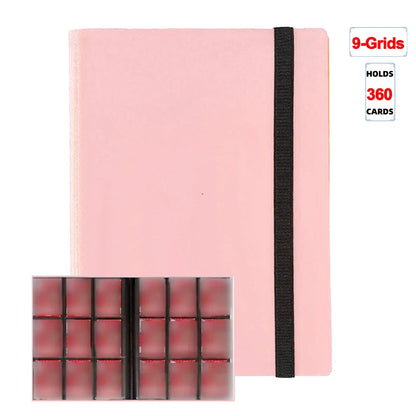 1Pc Card Binder 160/360/480 Trading Card Holder Book Durable Side Loading Card Book With Gaming Cards PP Cover Binder For Car