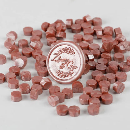 200 Pcs Wax Print Beads Wax Seal for Stamps Wax Lacquer for Seals Retro Sealing Gold Wedding Birthday Lacre for Card Making -