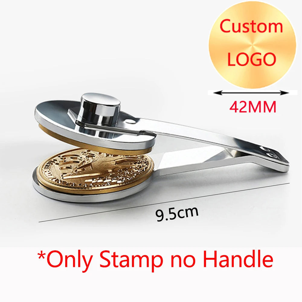 Personalized Book Embossers Stamp Custom Library Book Embosser with Name Logo Design Embossing Stamp Company Wedding Seals DI