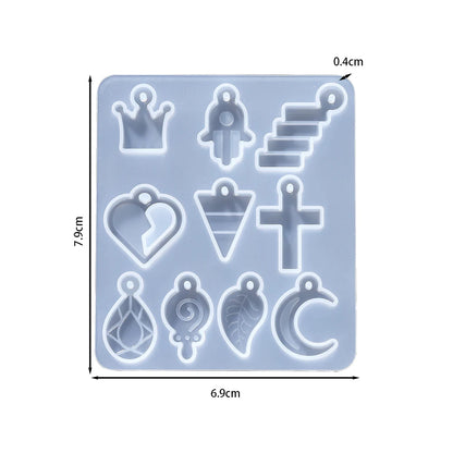 Silicone Mold, Earring Pendant Silicone Mold Set, Resin Mold for Jewelry Making, Epoxy Resin Molds, DIY Charms and Pendants