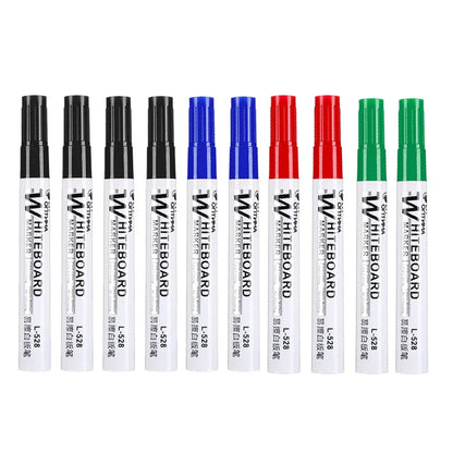 4/10 Pcs Set Erasable Magnetic Whiteboard Marker Pen Blackboard Marker Chalk Glass Ceramics Office School Art Marker Statione