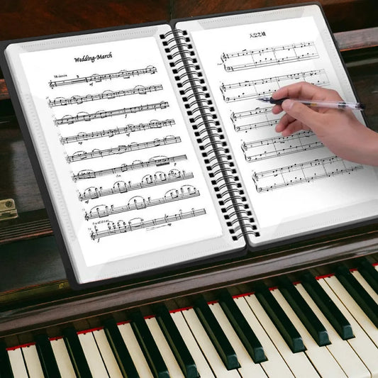 New 20/30 Pages Multi-layer Music Folder File Plastic Budget Binder Filing Products Documents Bag A4 Piano Book Desk Organize