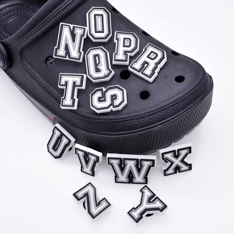1 Piece Shoe Charms Accessories Pvc Shoe Decorations Letter 26 Options To Choose From Alphabet Ornament Pins Party Gift