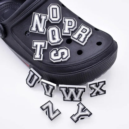 1 Piece Shoe Charms Accessories Pvc Shoe Decorations Letter 26 Options To Choose From Alphabet Ornament Pins Party Gift