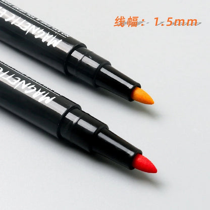 12Colors School Classroom Whiteboard Pen Dry White Board Markers Built In Eraser Student Children's Drawing Pen Stationery