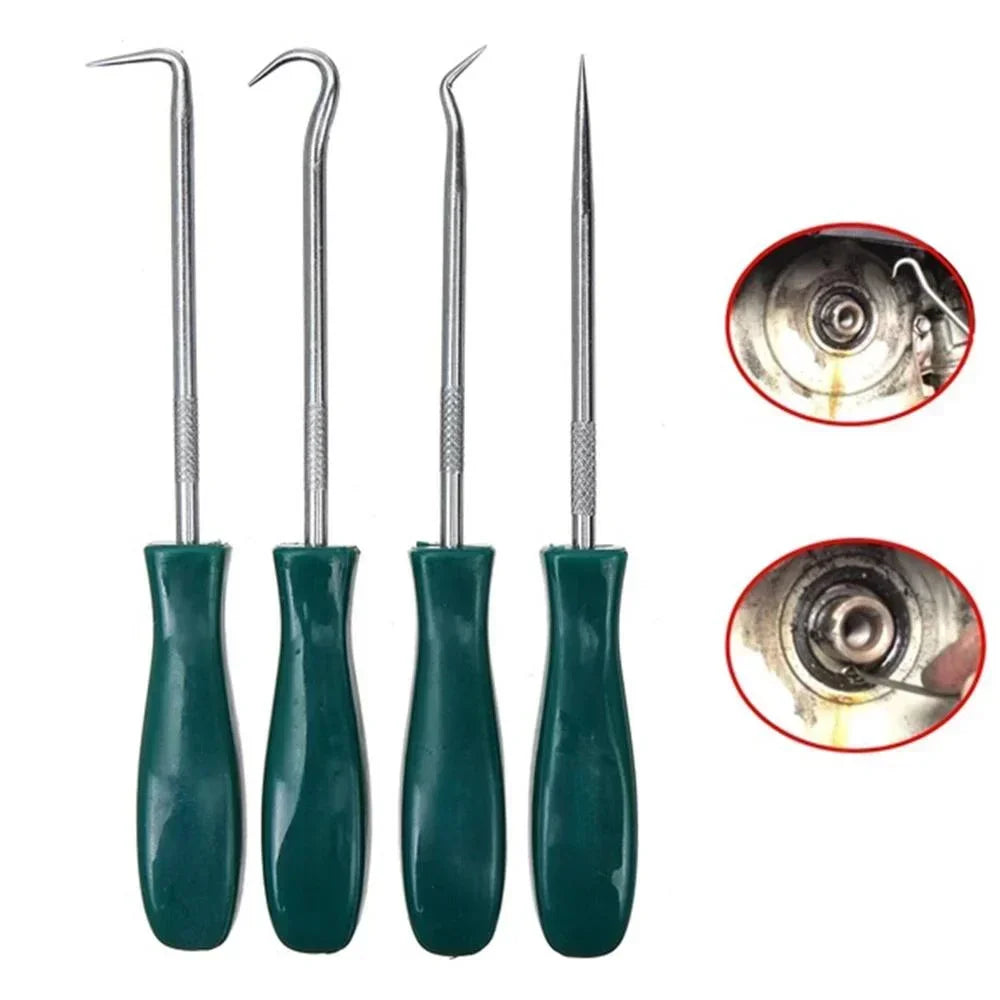 4Pcs Oil Seal Screwdrivers Set Car Auto Vehicle Pick Hooks For Garages General-Plumbers Mechanics Workshop Car Tools 135mm Am
