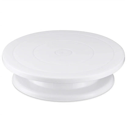 Cake Turntable Stand Cake Decoration Accessories DIY Mold Rotating Stable Anti-skid Round Cake Table Kitchen Baking Tools - c