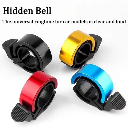 Universal Bicycle Bell Handlebar Horn Bell Invisible Small MTB Bicycle Clear Crisp and Loud Sound Beep Alarm Bicycle Accessor