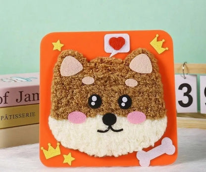 First Sewing Kit for Beginner Kids Arts Crafts DIY Embroidery Projects Animal Dolls Set Gift for Girls Boys Learn to Sew Felt