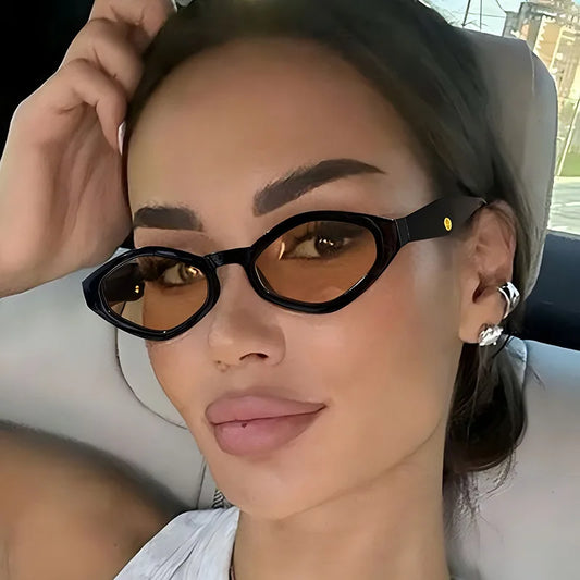 Vintage Cat Eye Sunglasses Women Men 2026 Brand Designer Fashion Goggle Sun Glasses Female Trends Shades Outside Eyewear UV40