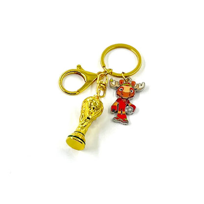 2026 FIFA Trophy Keychain Football Trophy Pendant Soccer Fan Souvenir Backpack Charm Collectible Gift Mascot Model