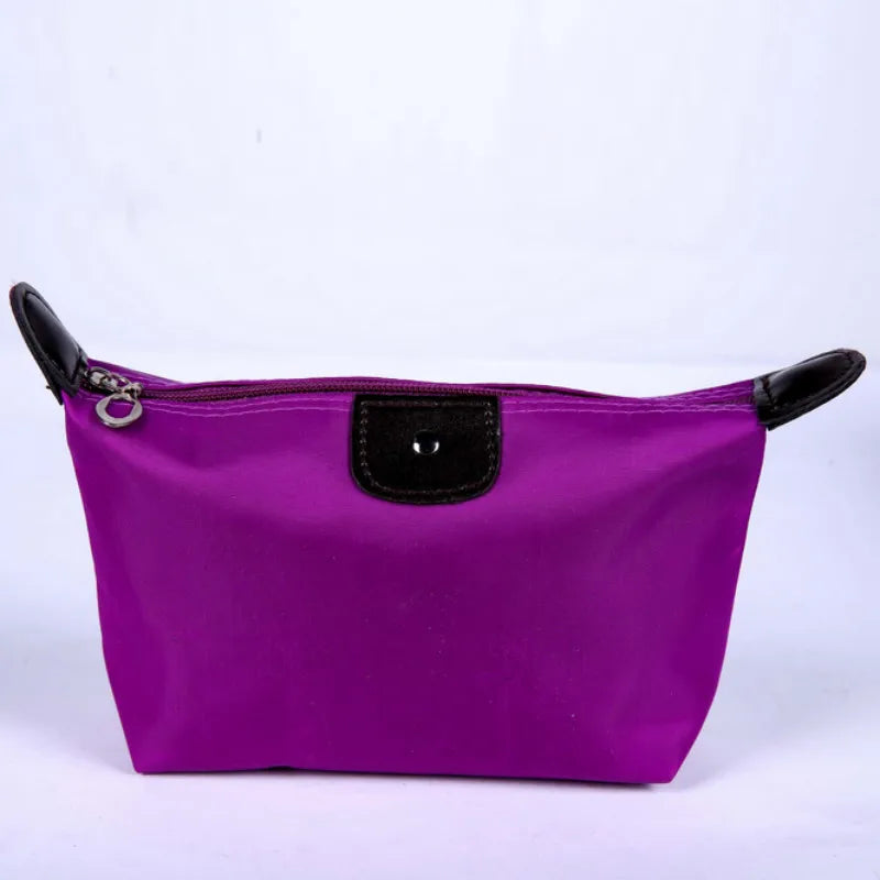 Cosmetic Bag For Women Colorful Waterproof Travel Dumpling Storage Bags Mini Cute Toiletry Makeup Portable Tote Bags Purses 2